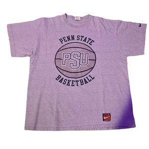 Vintage 1990s mike penn state basketball tshirt